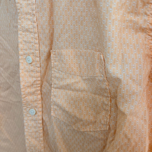 Aeropostale Men's Light Orange Casual Shirt Medium - Picture 4 of 7